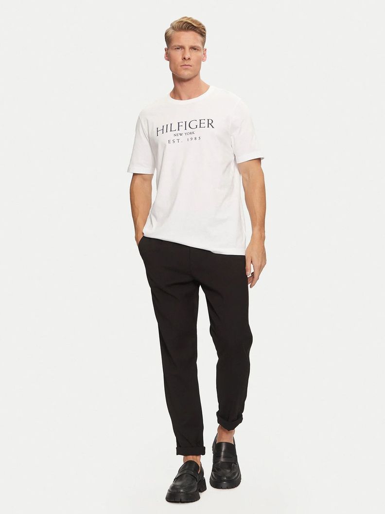 Polera Monotype Hombre Blanco Tommy Hilfiger-1