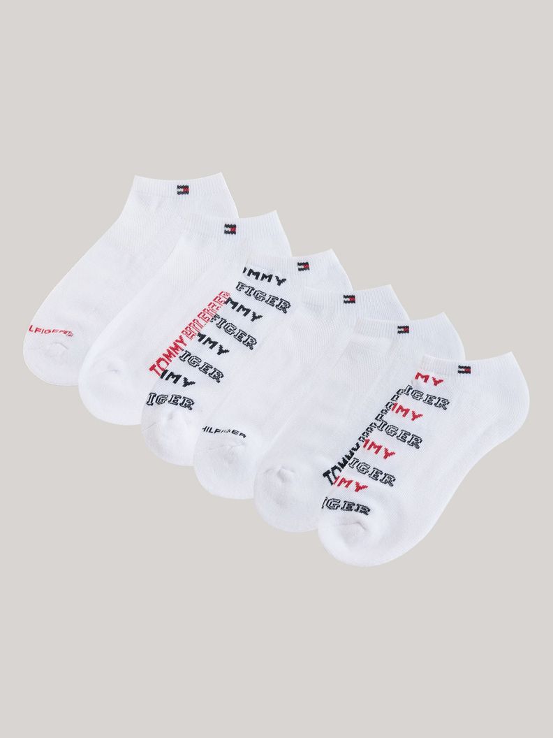 Pack 6 Calcetin Athlet Invisibles Blanco Tommy Hilfiger-0