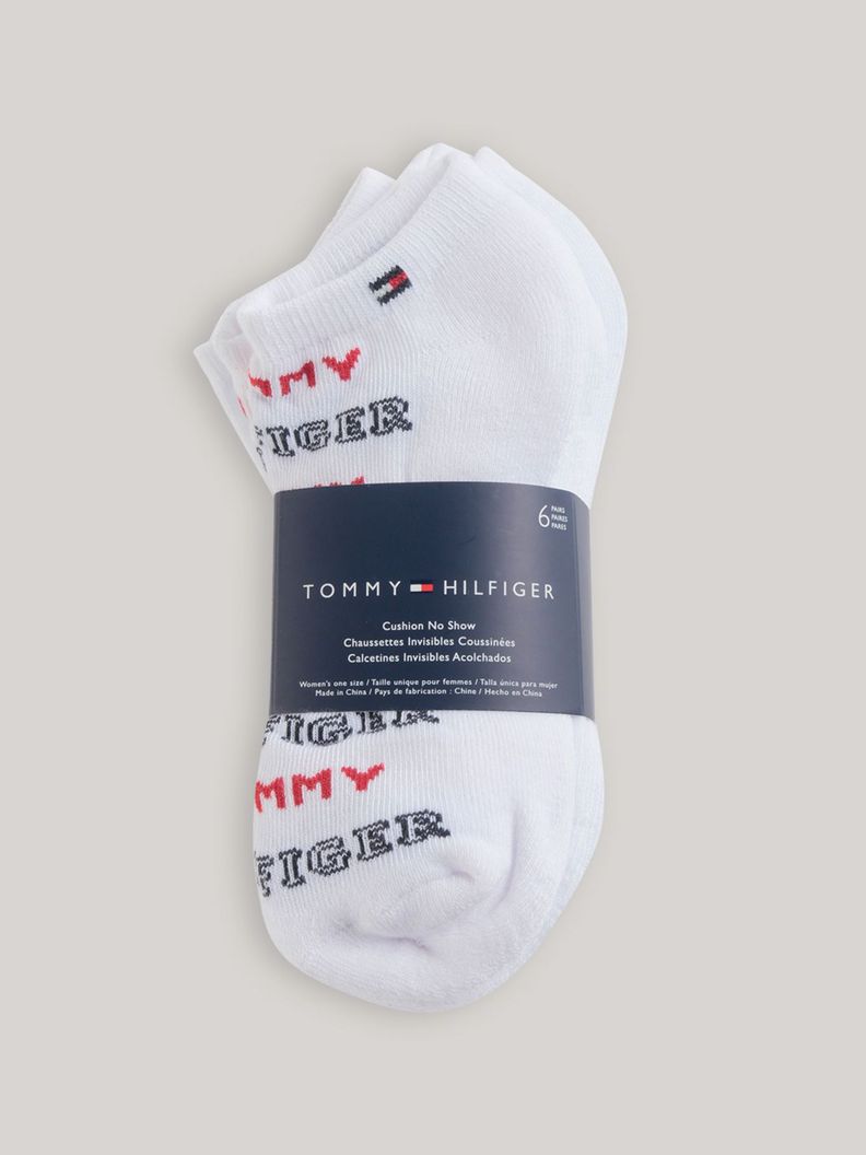 Pack 6 Calcetin Athlet Invisibles Blanco Tommy Hilfiger-2