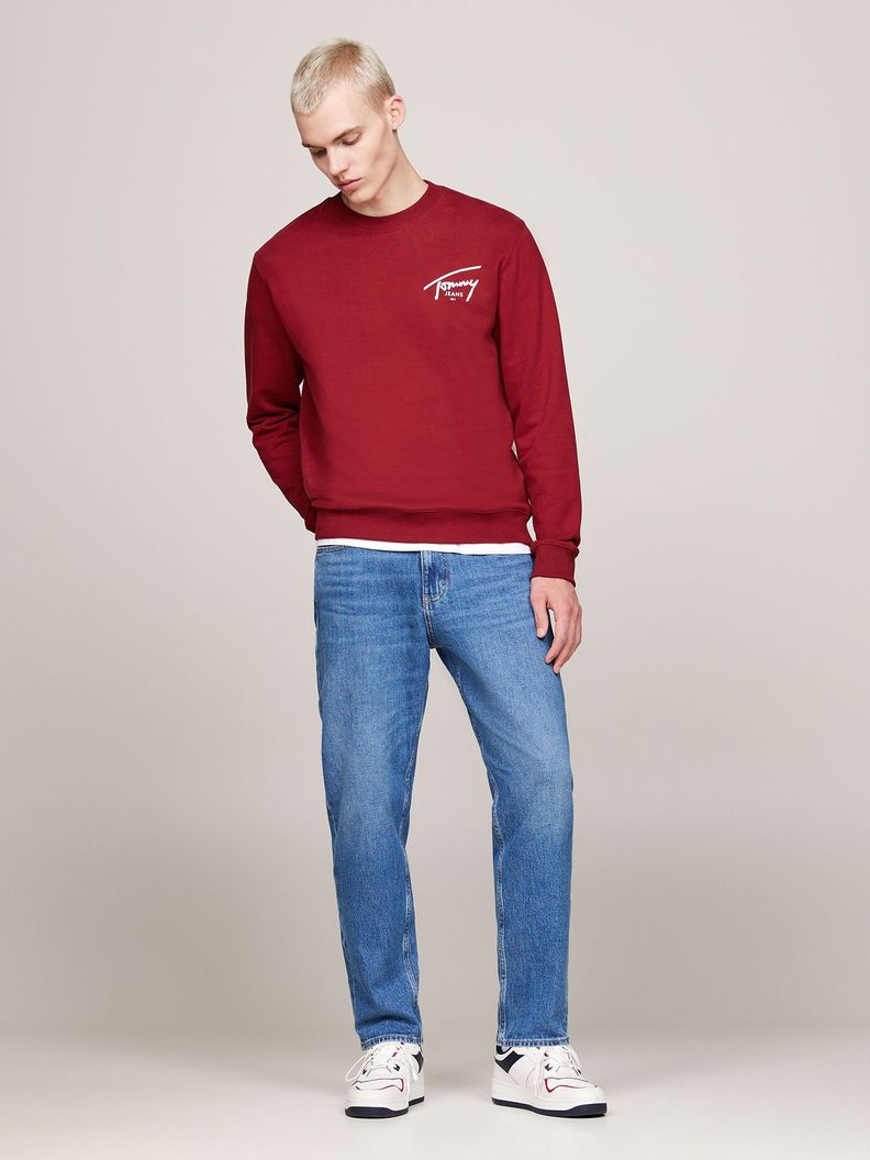Polerón Con Logo Signature Rojo Tommy Jeans-1
