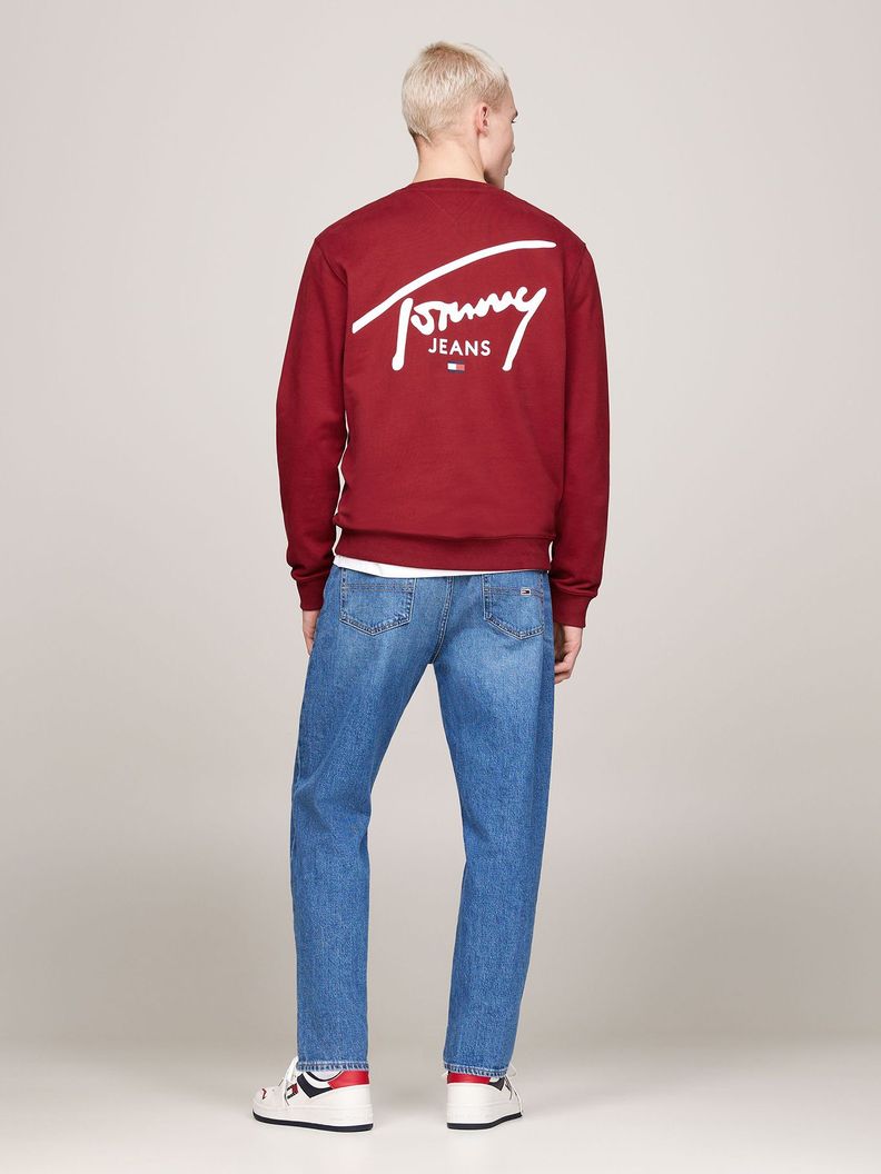 Polerón Con Logo Signature Rojo Tommy Jeans-2