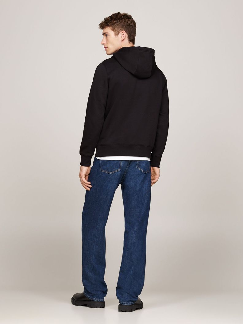 Polerón Hoodie Chest Logo Negro Tommy Hilfiger-2