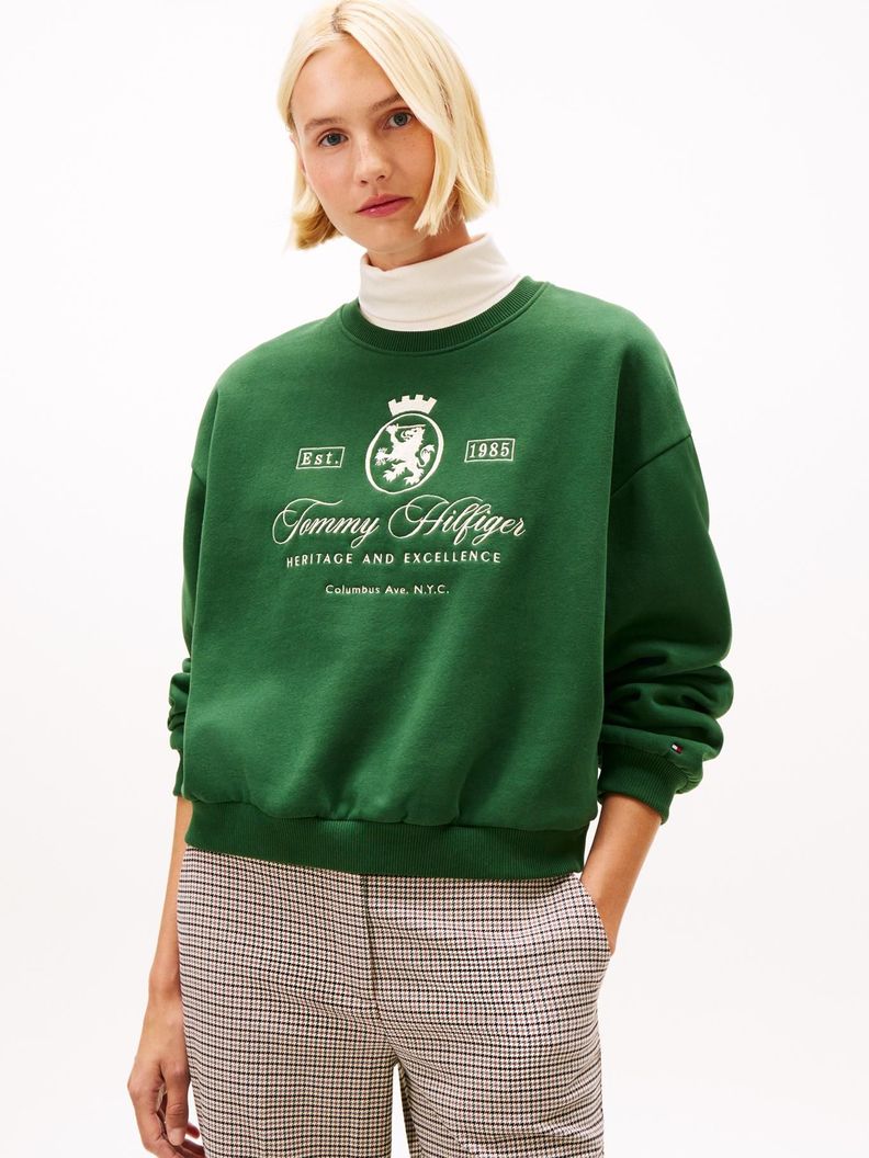 Polerón Relaxed Varsity Crest