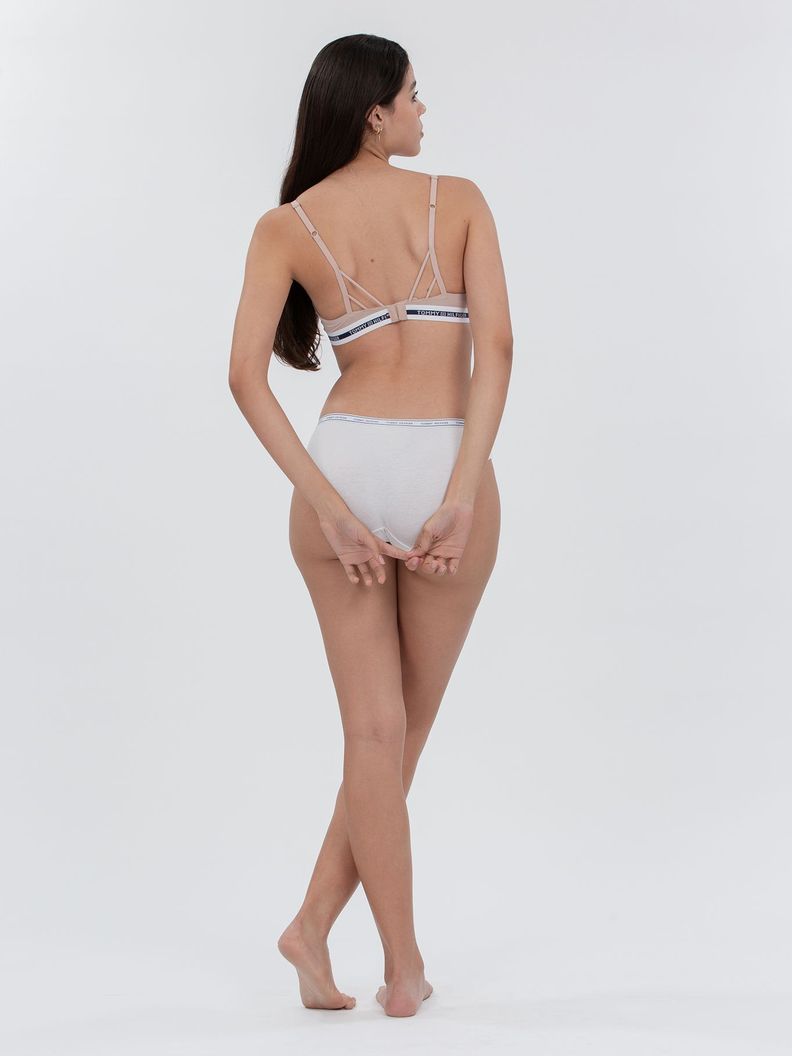 Brassier Push Up Con Logo Beige Tommy Hilfiger-2