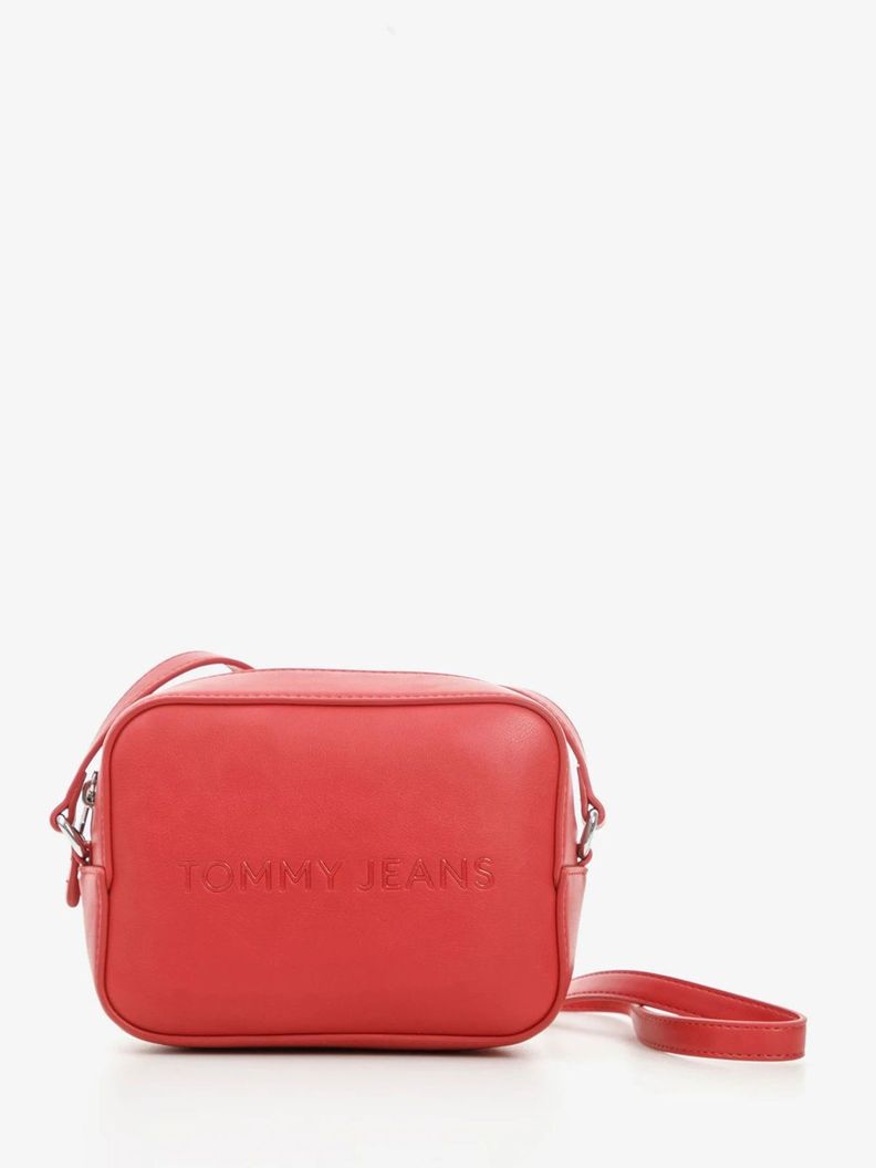 Bandolera Essential y Logo Relieve Rojo Tommy Hilfiger-0