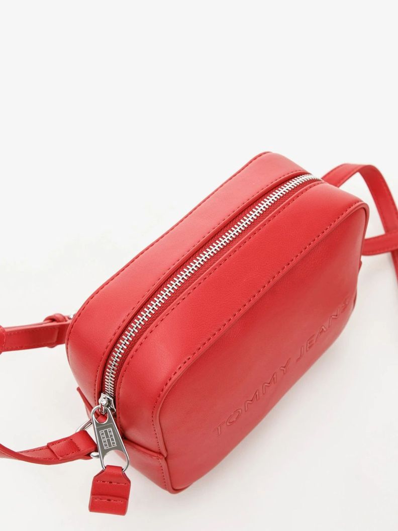 Bandolera Essential y Logo Relieve Rojo Tommy Hilfiger-3