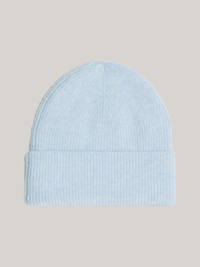 Beanie Essential Con Logo Celeste Tommy Hilfiger-1