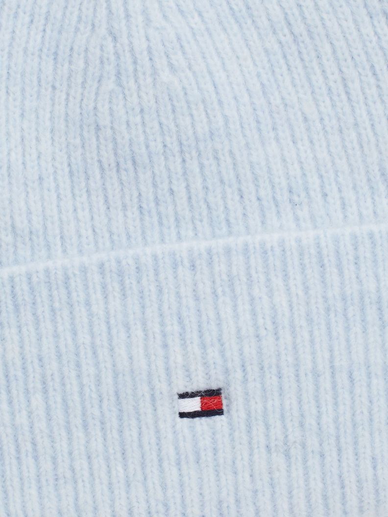 Beanie Essential Con Logo Celeste Tommy Hilfiger-2