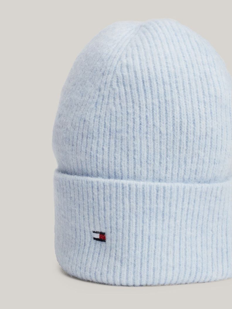 Beanie Essential Con Logo Celeste Tommy Hilfiger-3