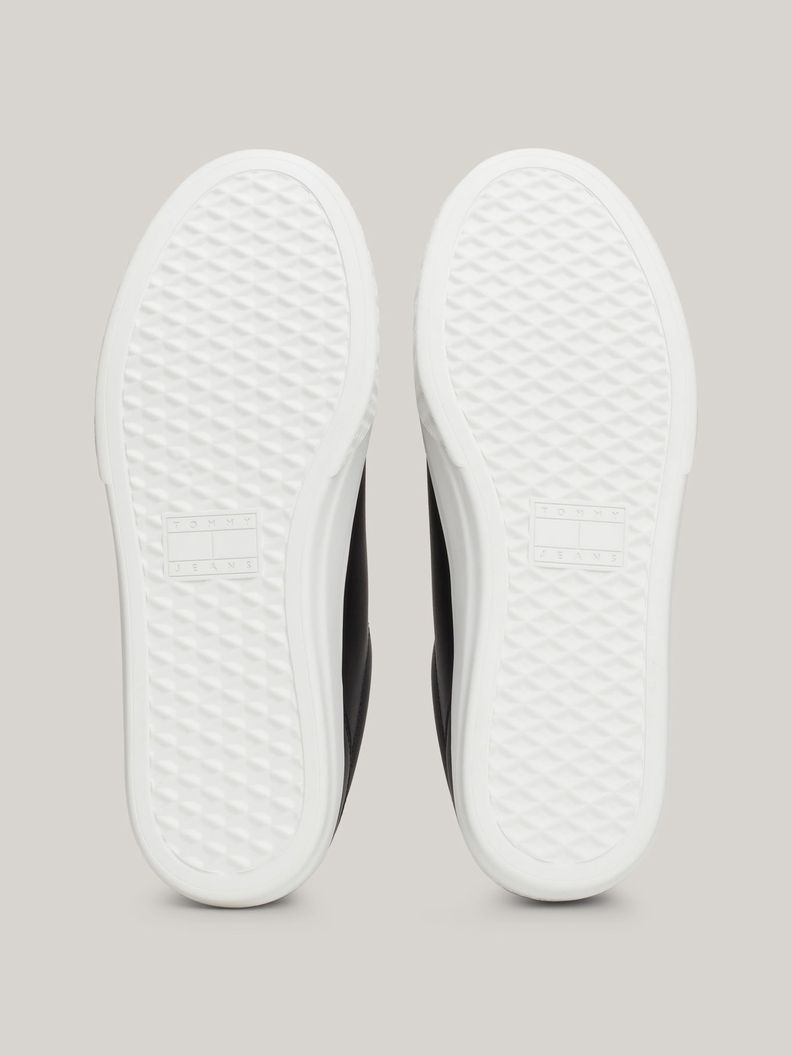 Zapatillas Cuero Cupsole Metallic Negro Tommy Hilfiger-3