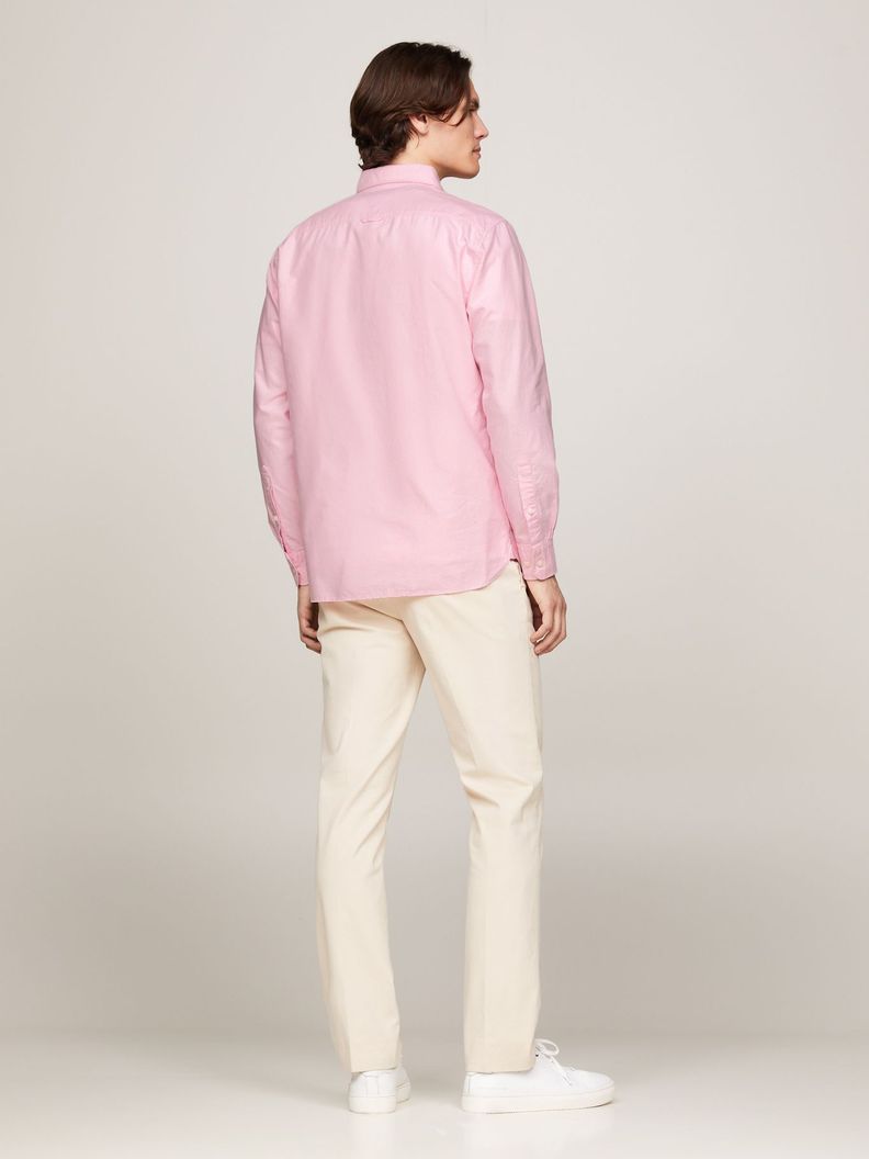 Camisa Oxford Heritage Regular Fit Rosado Tommy Hilfiger-2