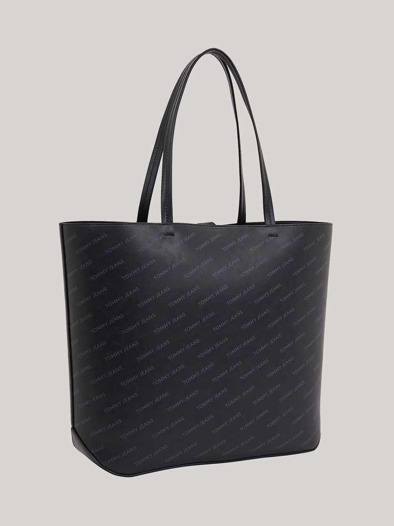 Tote Essential Monogram Negro Tommy Hilfiger-1