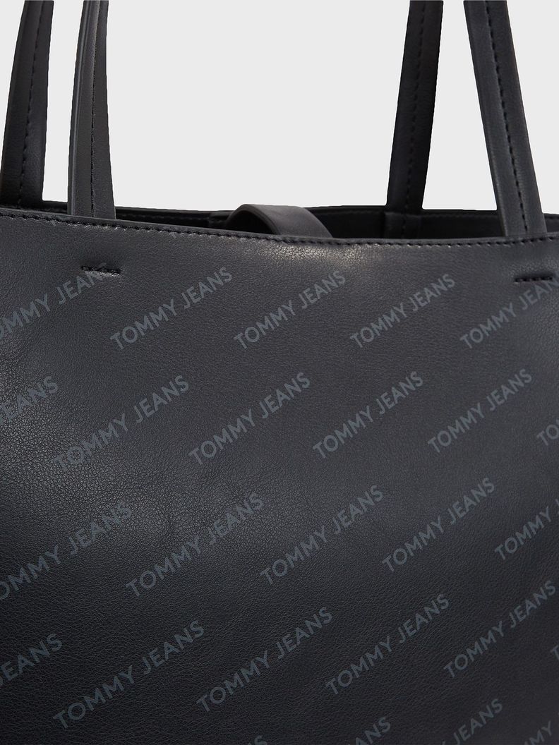 Tote Essential Monogram Negro Tommy Hilfiger-2