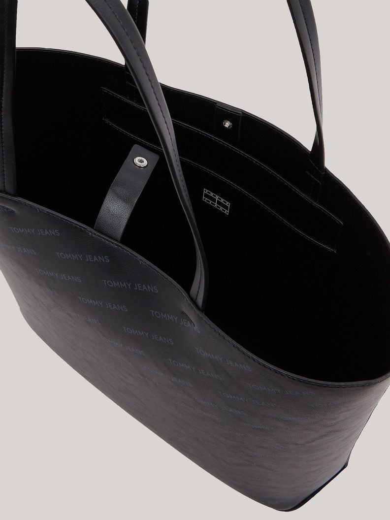 Tote Essential Monogram Negro Tommy Hilfiger-3