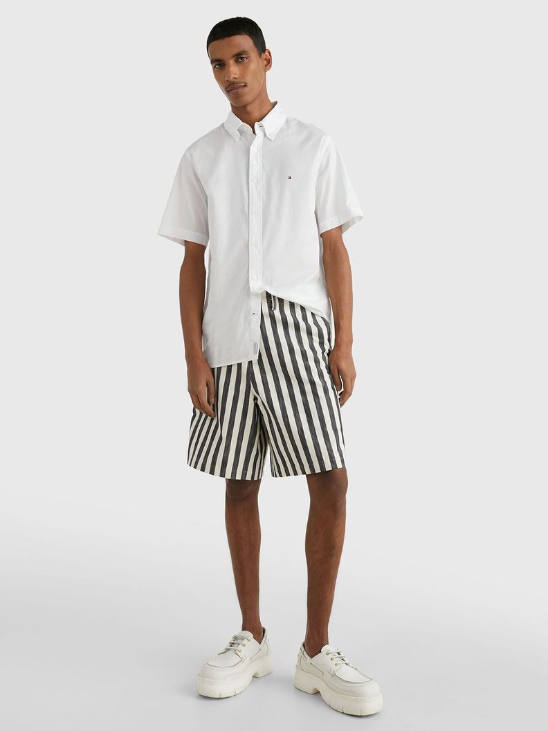 Camisa Flex Poplin Regular Fit Blanco Tommy Hilfiger-1