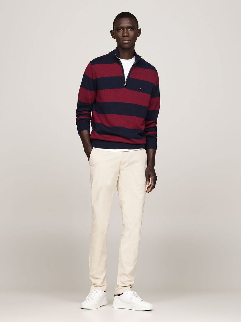 Pantalón Chino Bleecker Beige Tommy Hilfiger-0
