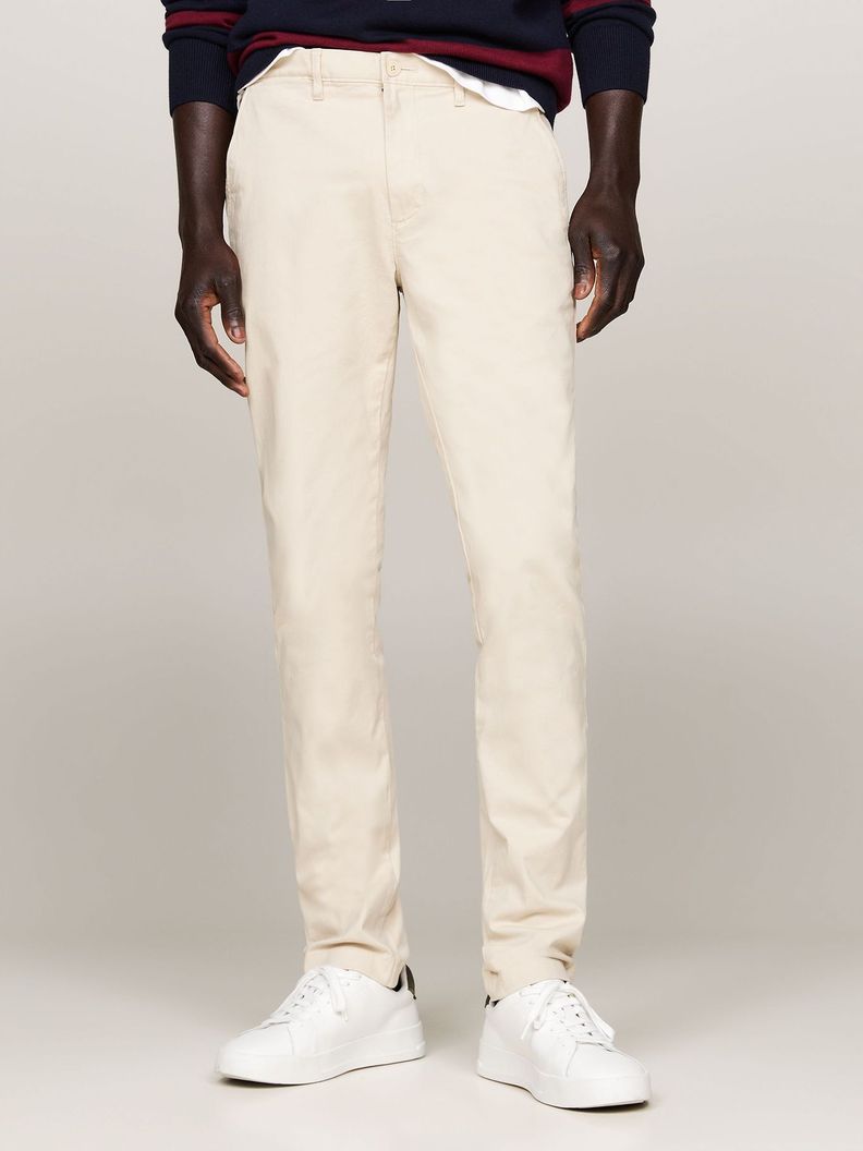 Pantalón Chino Bleecker Beige Tommy Hilfiger-1
