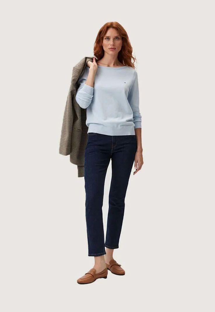 Jeans Cigarette Slim Fit Azul Tommy Hilfiger-0