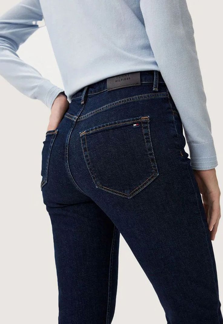 Jeans Cigarette Slim Fit Azul Tommy Hilfiger-2