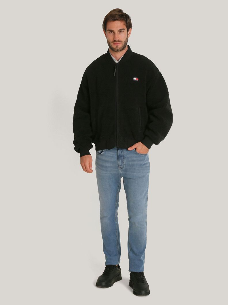 Polerón Estilo Bomber Con Logo Negro Tommy Hilfiger-1