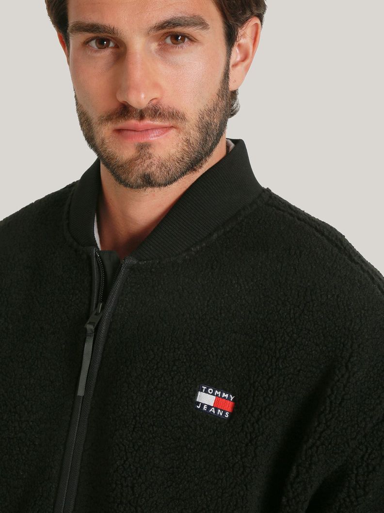 Polerón Estilo Bomber Con Logo Negro Tommy Hilfiger-3