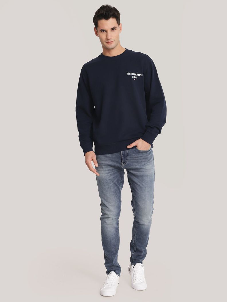 Polerón Regular Entr Graphic Azul Tommy Jeans-1
