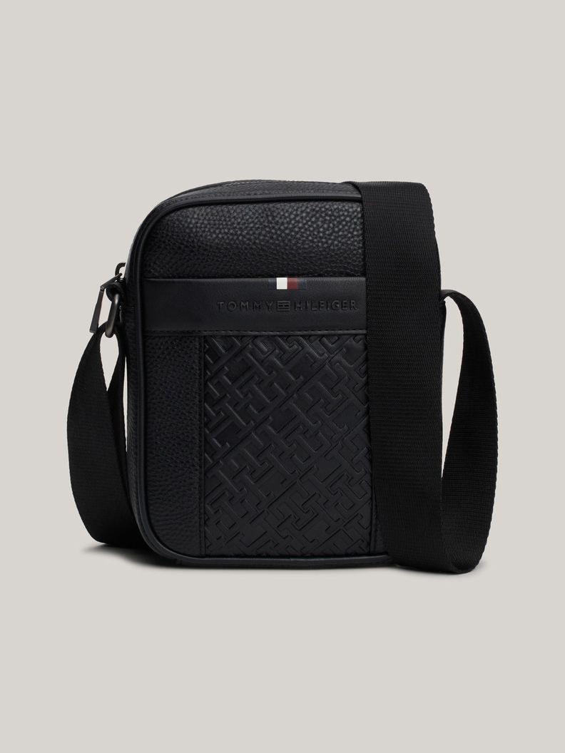 Bolso Reporter Central Monogram Negro Tommy Hilfiger-0