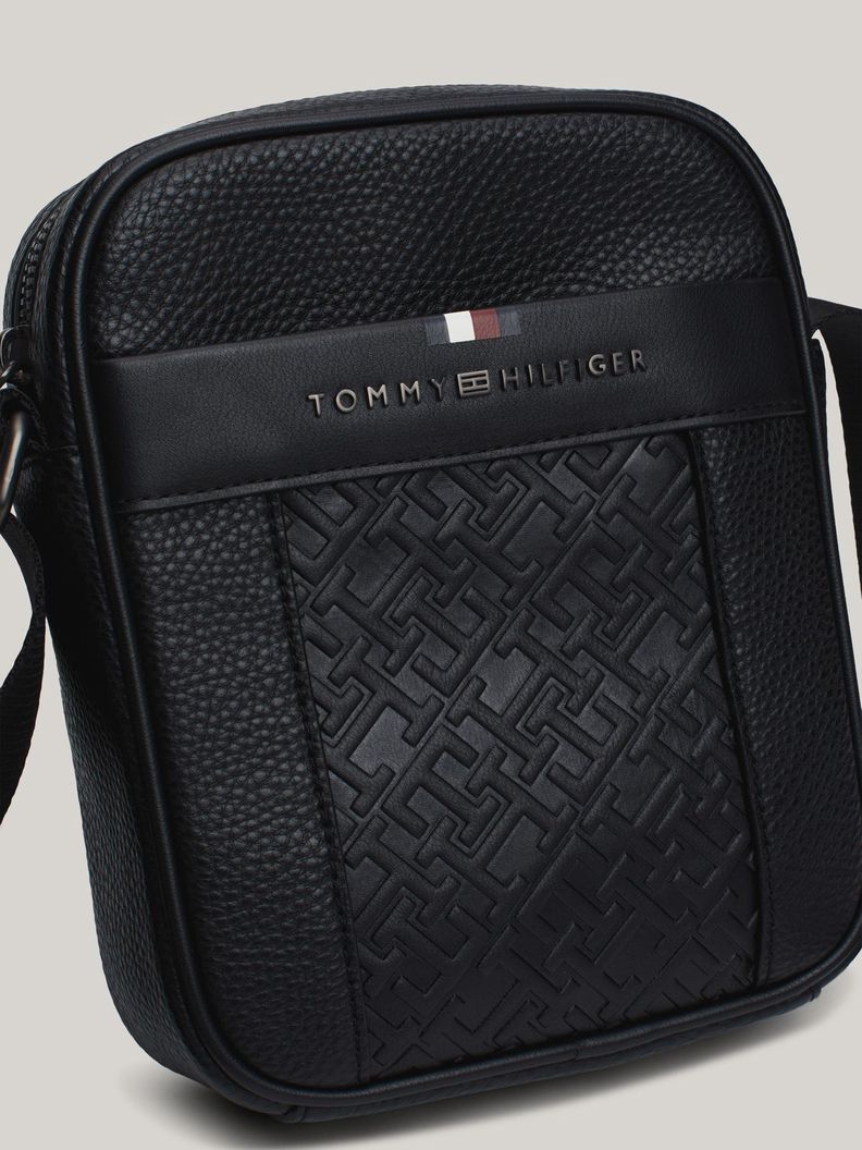 Bolso Reporter Central Monogram Negro Tommy Hilfiger-2