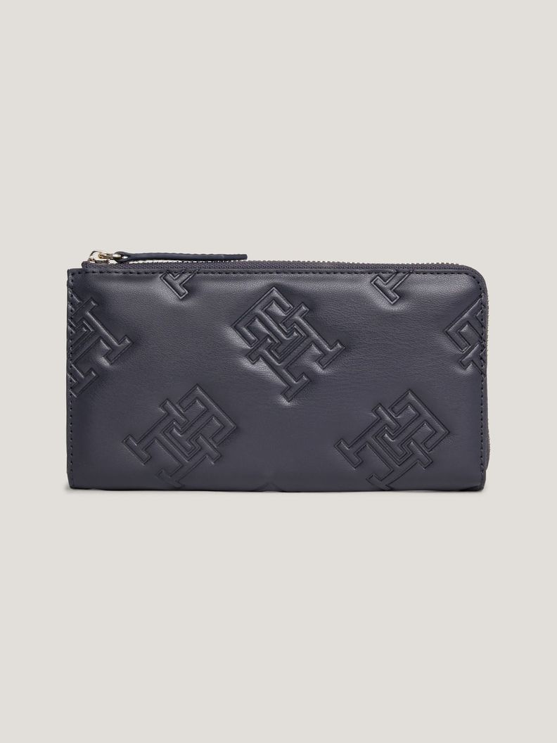 Billetera Print Monogram Azul Tommy Hilfiger-0