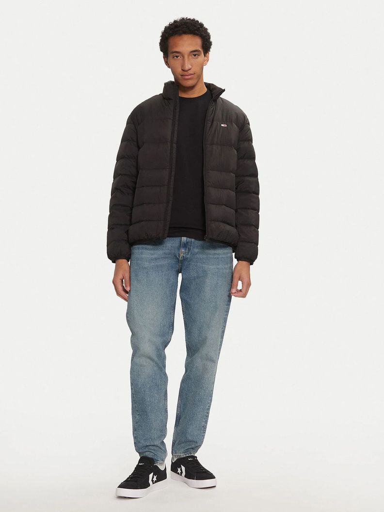 Parka Acolchada Packable Con Logo Negro Tommy Hilfiger-1