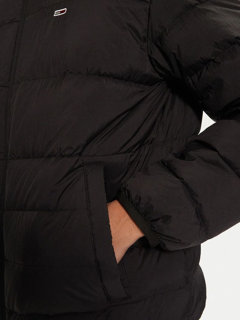 Parka Acolchada Packable Con Logo Negro Tommy Hilfiger-4
