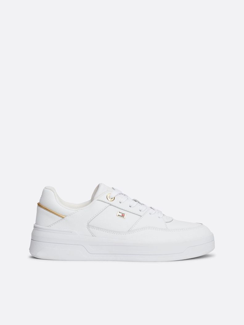 Zapatilla Essential Basket y Logo Blanco Tommy Hilfiger-4