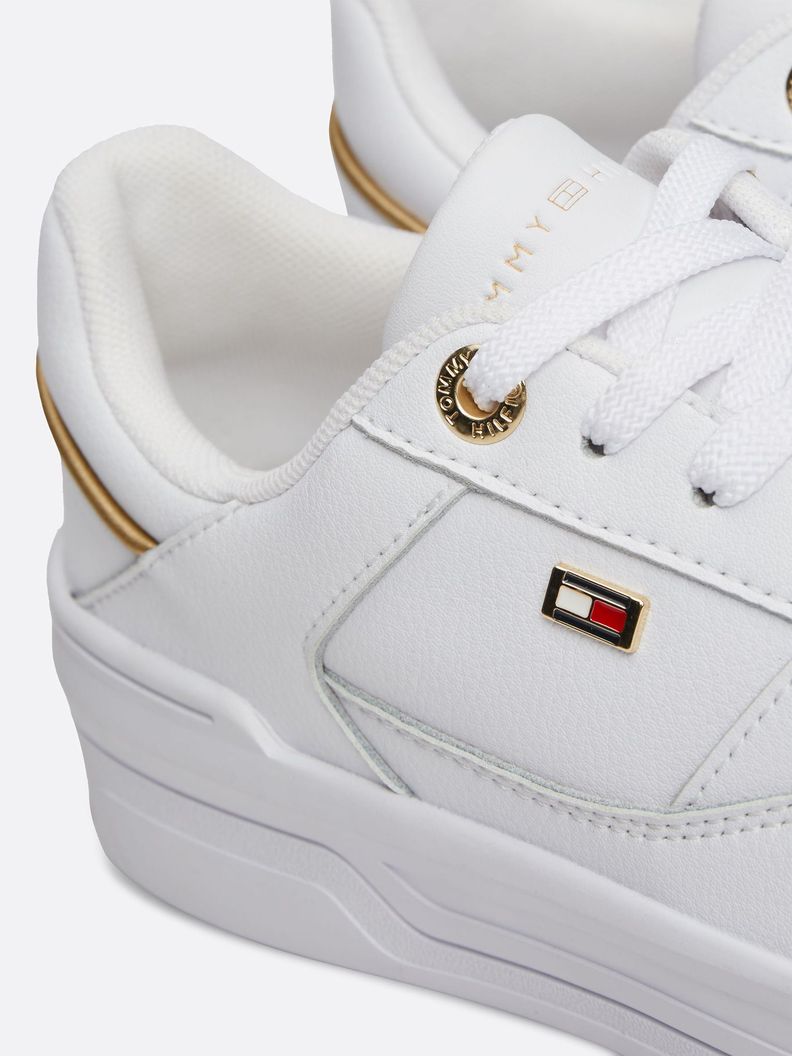 Zapatilla Essential Basket y Logo Blanco Tommy Hilfiger-6