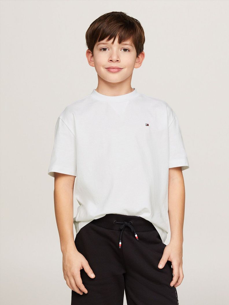 Polera Esencial Con Logo Blanco Tommy Hilfiger-0