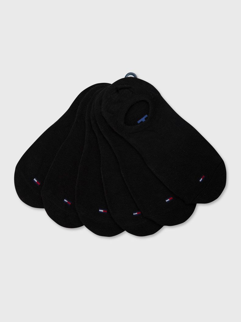 Pack De 6 Pares De Calcetin Liner Negro Tommy Hilfiger-0