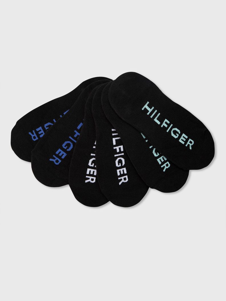 Pack De 6 Pares De Calcetin Liner Negro Tommy Hilfiger-1