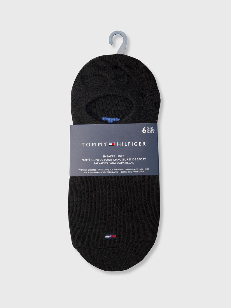 Pack De 6 Pares De Calcetin Liner Negro Tommy Hilfiger-2