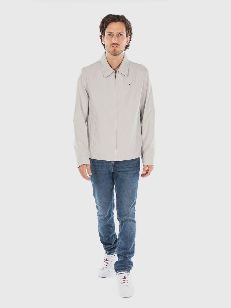 Chaqueta Classic Laydown Con Logo Gris Tommy Hilfiger-1