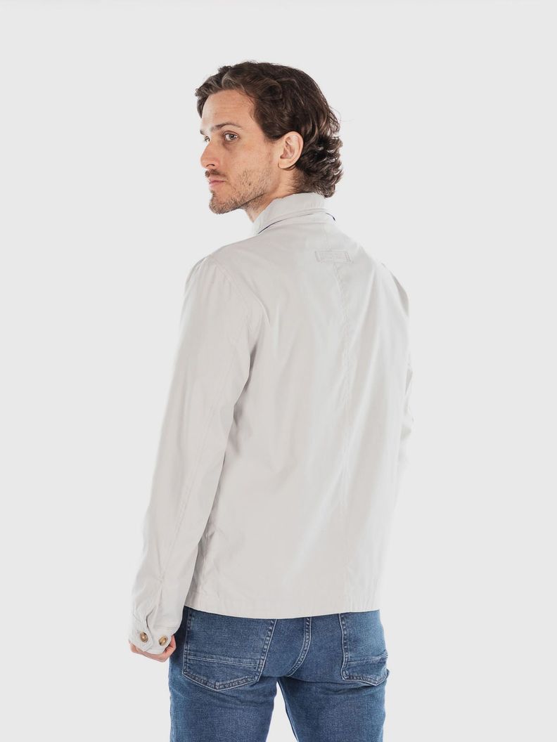 Chaqueta Classic Laydown Con Logo Gris Tommy Hilfiger-2