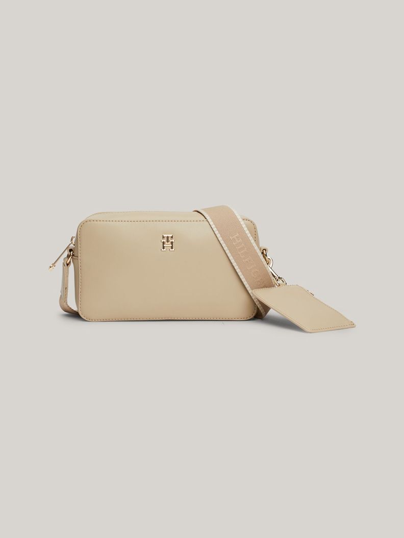 Bandolera Con Monotipo Beige Tommy Hilfiger-0
