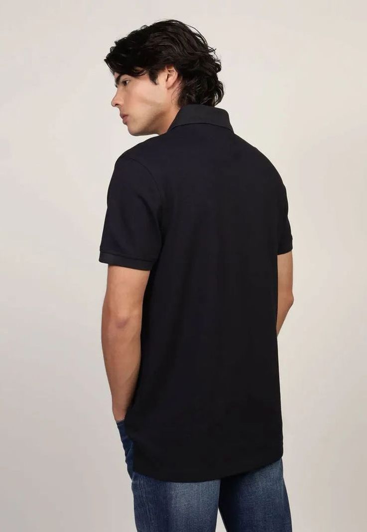 Polo Ic Stack Con Logo Regular/Fit Azul Tommy Hilfiger-2