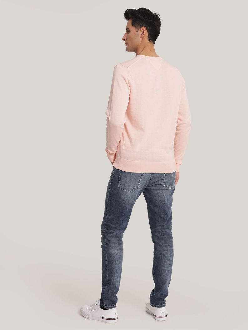 Sweater Básico Signature V-Neck Rosado Tommy Hilfiger-2
