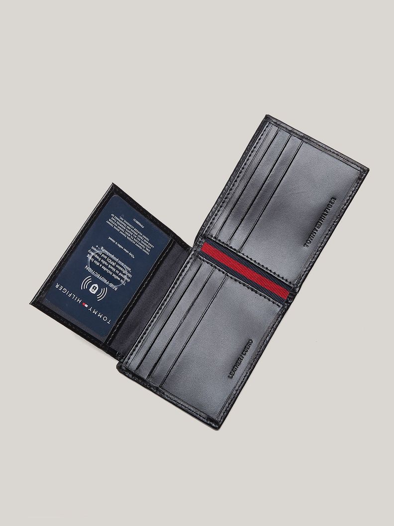 Billetera Plegable Con Logo Negro Tommy Hilfiger-3