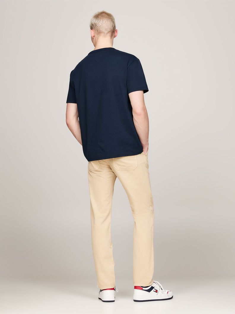 Polera Crest Flag Logo Azul Tommy Hilfiger-2