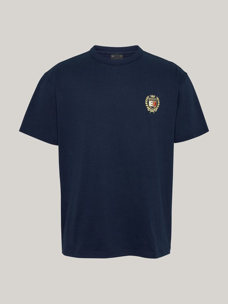 Polera Crest Flag Logo Azul Tommy Hilfiger-4
