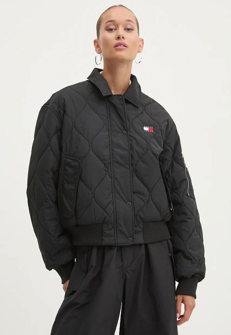 Chaqueta Repelente Al Agua Negro Tommy Hilfiger-0