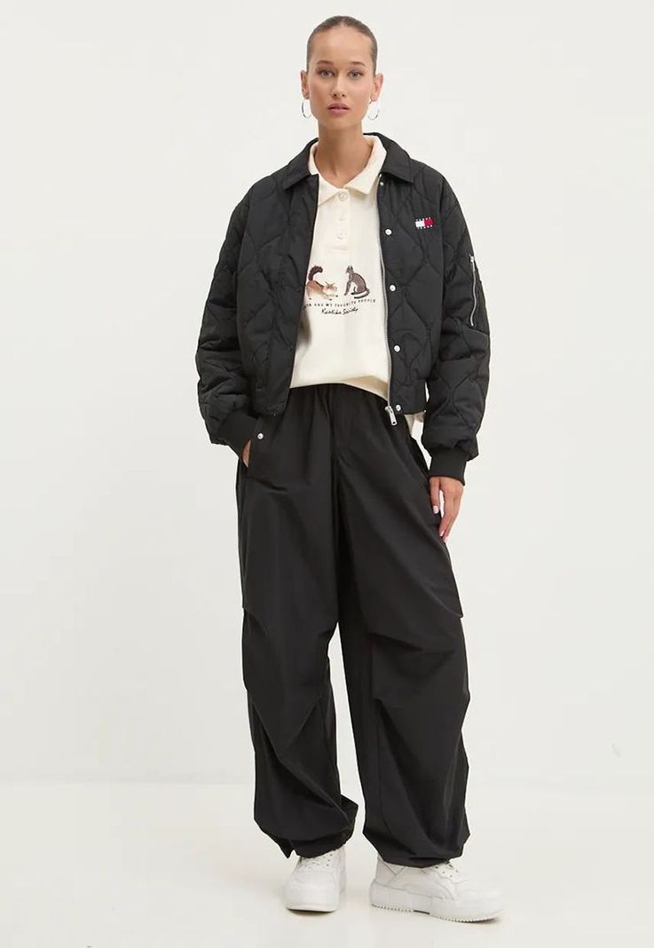 Chaqueta Repelente Al Agua Negro Tommy Hilfiger-1