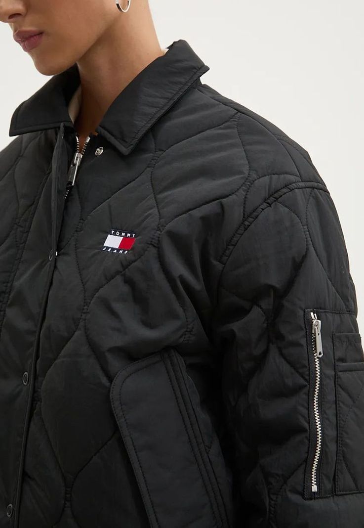 Chaqueta Repelente Al Agua Negro Tommy Hilfiger-3