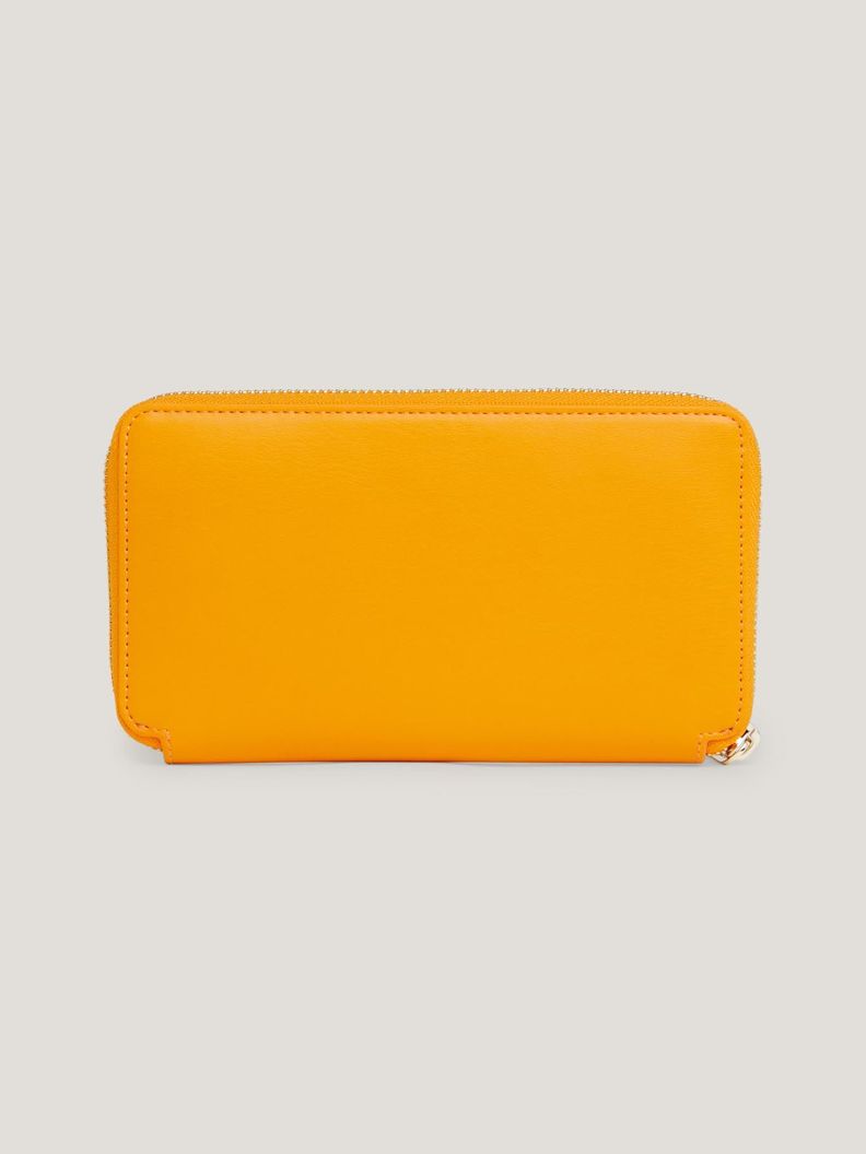 Billetera Iconic Con Cierre Naranjo Tommy Hilfiger-1