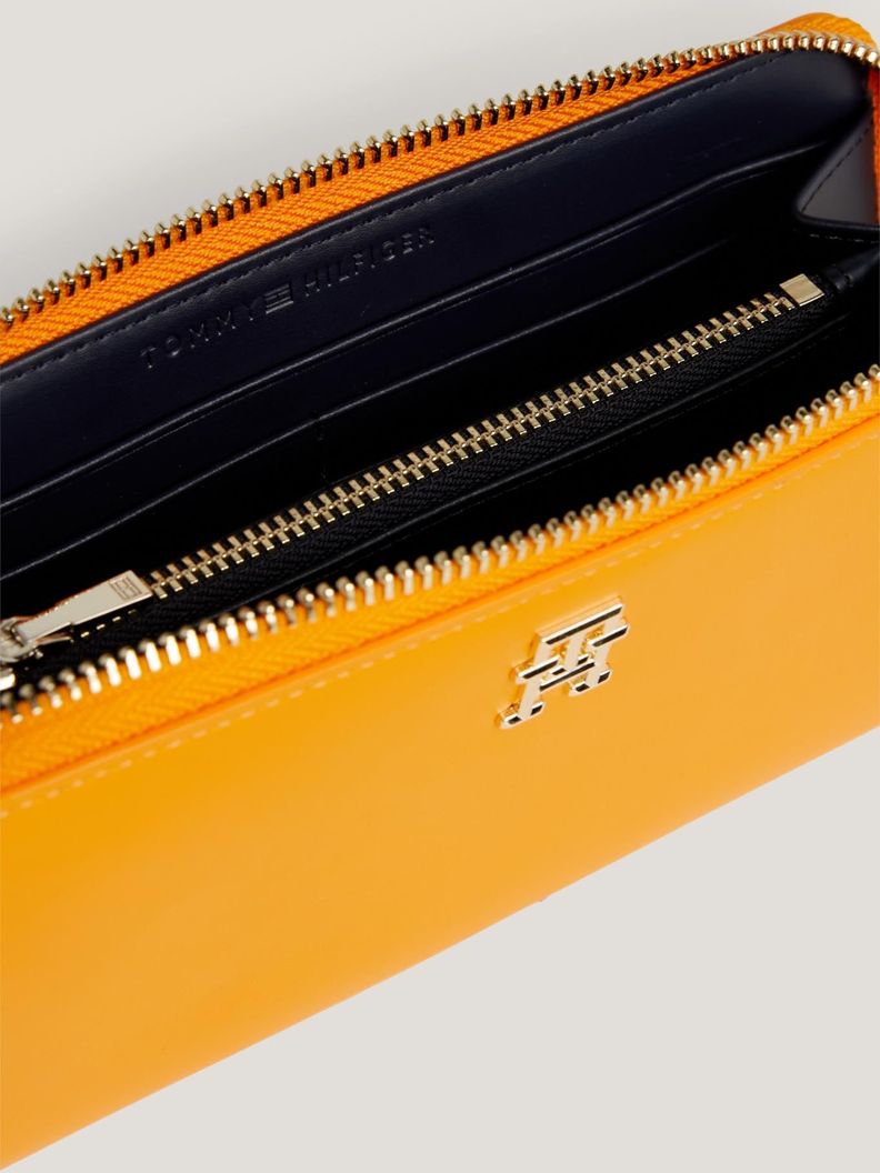 Billetera Iconic Con Cierre Naranjo Tommy Hilfiger-3